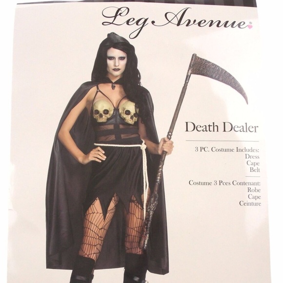Leg Avenue Death Dealer Small Halloween Costume - Picture 2 of 3
